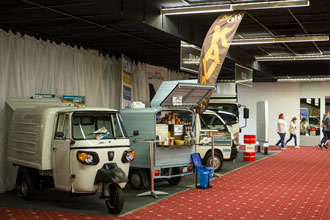 Ape Classic Van, Ape 50, Piaggio Maxxi, Isuzu M21 na autosalóne v Bratislave - Incheba