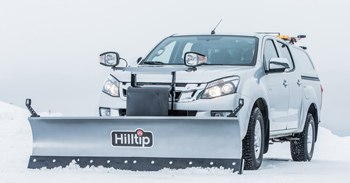 Snežný pluh - radlica na zimnú údržbu - Hilltip spolu s Isuzu D-MAX